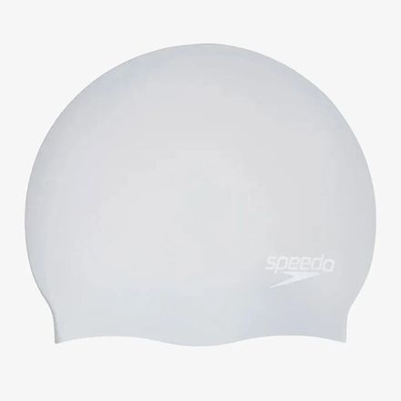Шапочка для плав. SPEEDO Long Hair Cap, 8-0616817273, СВЕТЛО-СЕРЕБРИСТЫЙ, силикон