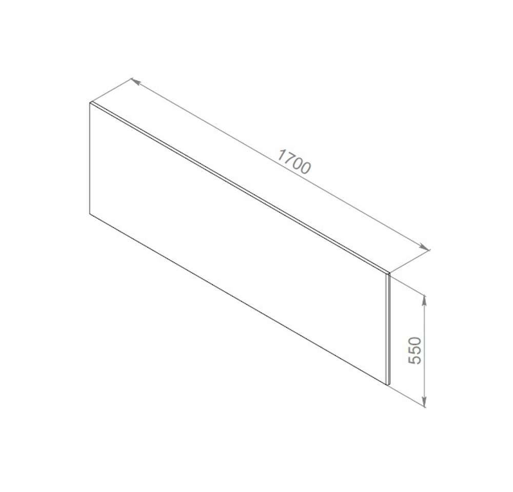 Панель фронтальная для ванны AM.PM Inspire V2.0 W52A-170-075W-P белая