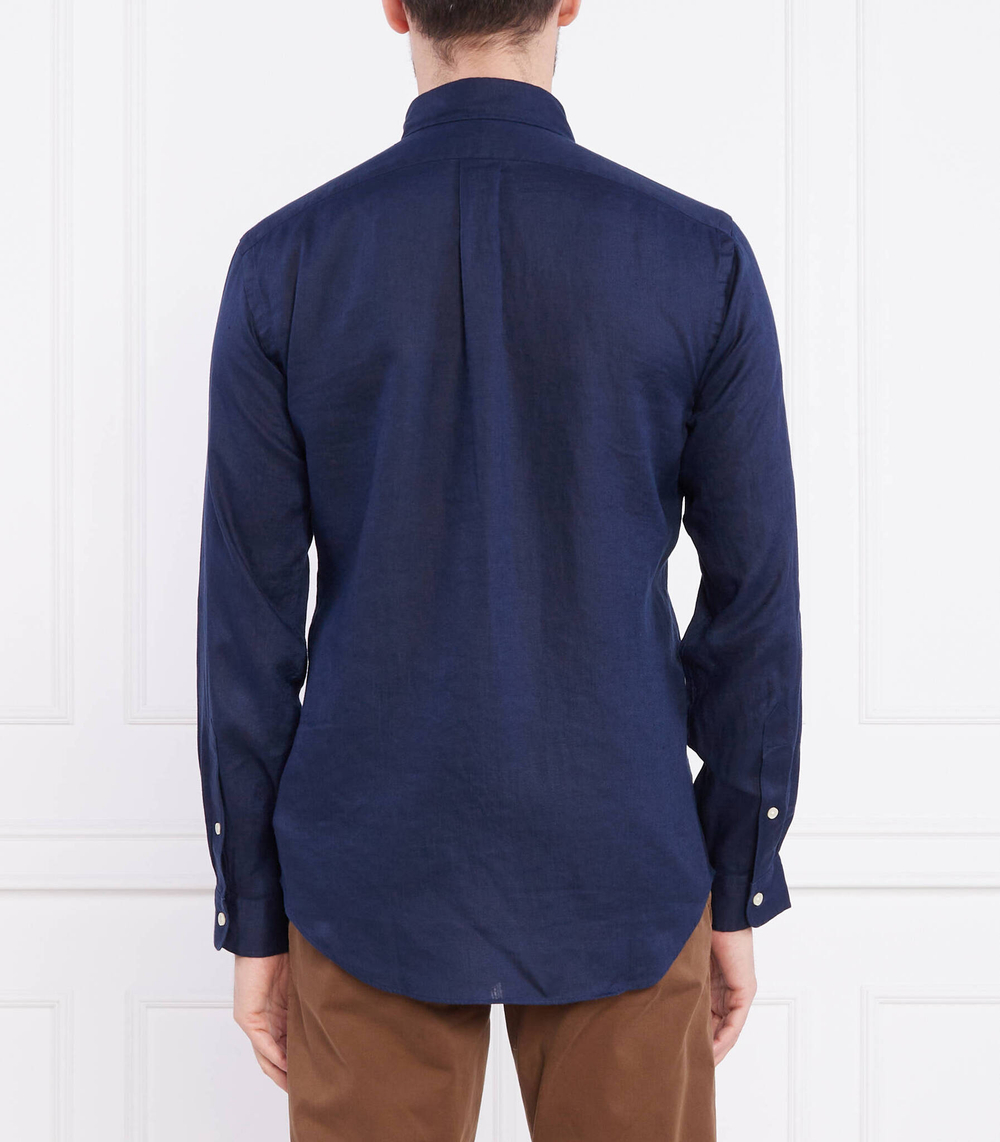 льняная рубашка POLO RALPH LAUREN - темно-синий(710794141)