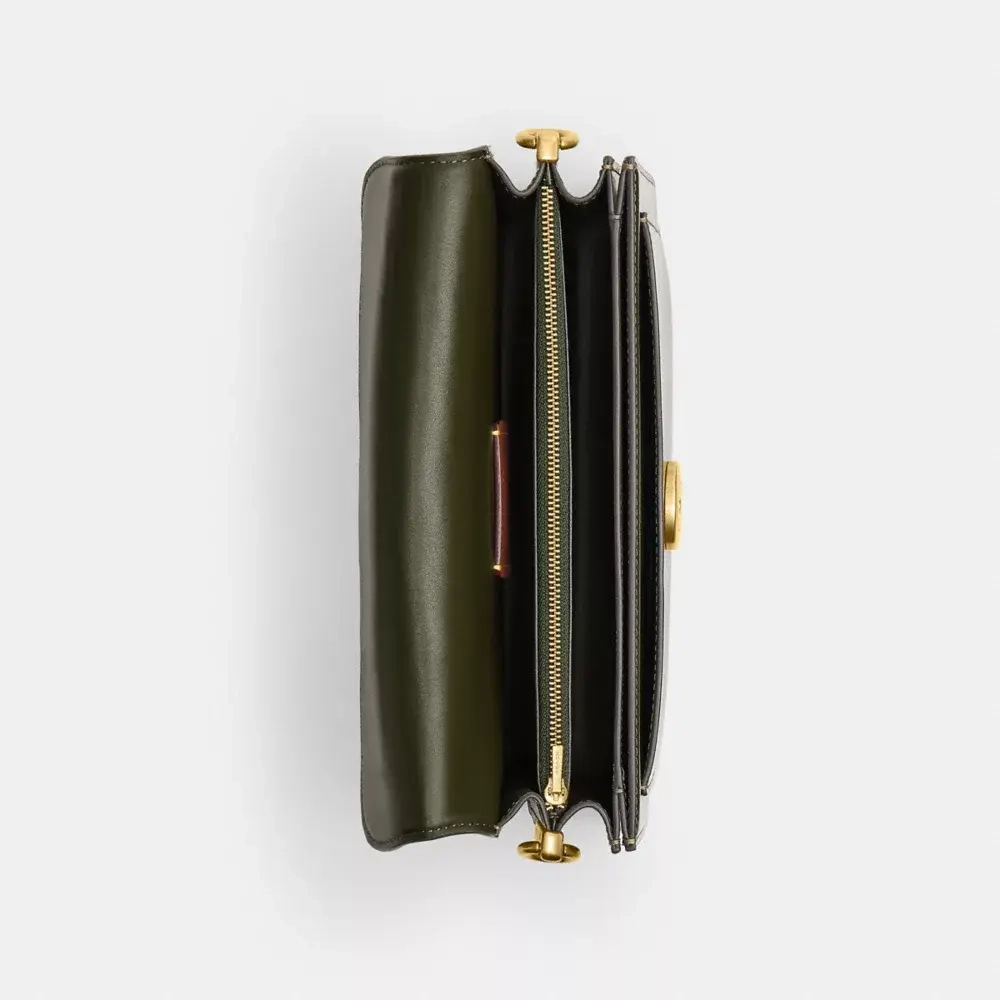 COACH СУМКА ЧЕРЕЗ ПЛЕЧО TABBY 26, ОЛИВКОВЫЙ