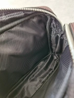 Сумка женская через плечо натуральная кожа бордовая