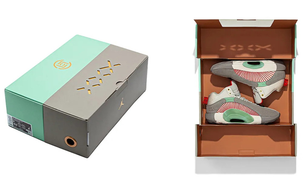 Кроссовки Clot X Jordan Air Jordan 35 35 Sp "Jade Warrior"