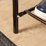 Полка для обуви, мет-л, 3 секц, 44х33х50 см, с сиден, медный антик, Nika, Б1/А