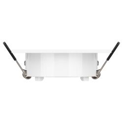 Светильник встраиваемый декоративный ЭРА KL90 WH под лампу MR16 GU5.3 белый пластиковый