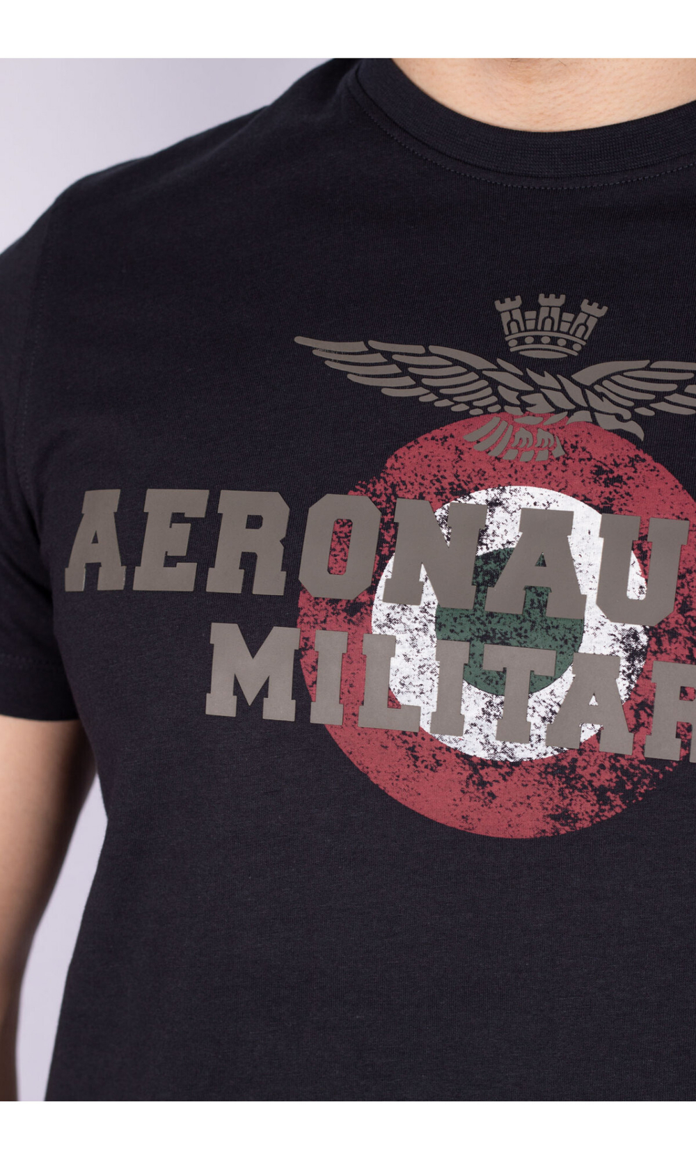 Футболка синяя AERONAUTICA MILITARE