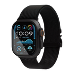 Стальной миланский сетчатый браслет VLP Milanese Band Pro для Apple Watch 44, 45, 46 мм и Ultra 2–3 Браслет из нержавеющей стали с пряжкой парашютного типа