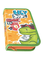 Пенал 1 секц. большой 190/115 "Hey dino 2024" (Пчелка)
