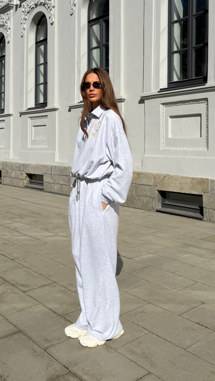 Костюм "Эссенция" серый меланж