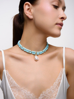 Колье "Summer holliday" с турквенитом Gold