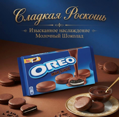 ОРЕО бисквитное печенье с молочным шоколадом