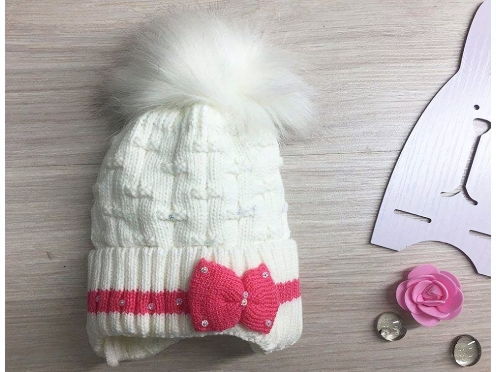 Шапка для девочек "Зима" 0729 46р. 1 год микс