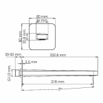 Смеситель для ванны WasserKRAFT Havel SET2855 золото матовое