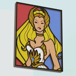 3D Картина по номерам из дерева Ши-Ра, 38x50 см