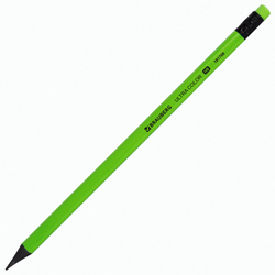 Набор карандашей чернографитных BRAUBERG "ULTRA COLOR" 4 шт., HB, с ластиком, пластиковые, 181709