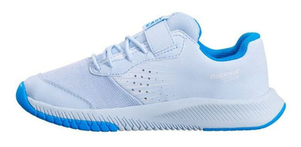 детские Кроссовки теннисные Babolat Pulsion All Court Kid - white/illusion blue