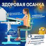 Комплект Anatomica Umka парта + стул + надстройка + выдвижной ящик + подставка для книг