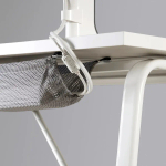 Письменный стол - IKEA HUVUDSPELARE, 140х80 см, бежевый, ХУВУДСПЕЛАРЕ ИКЕА