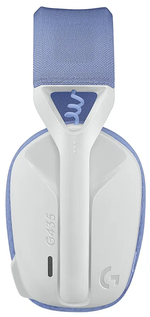 Беспроводная компьютерная гарнитура Logitech G G435, белый/сиреневый