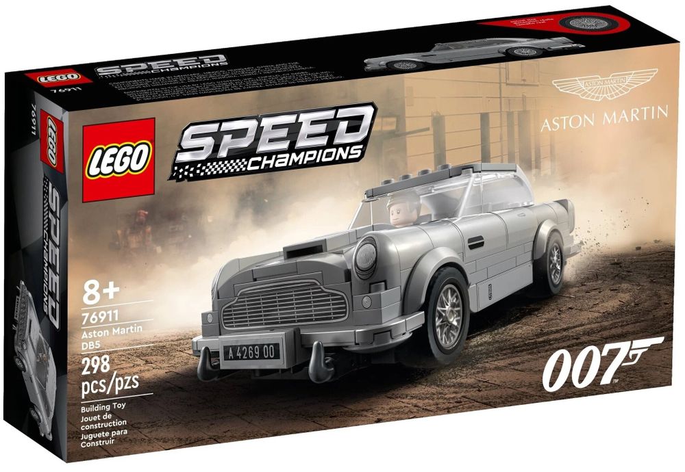 Конструктор LEGO Speed Champions 76911 Aston Martin DB5 Автомобиль агента 007