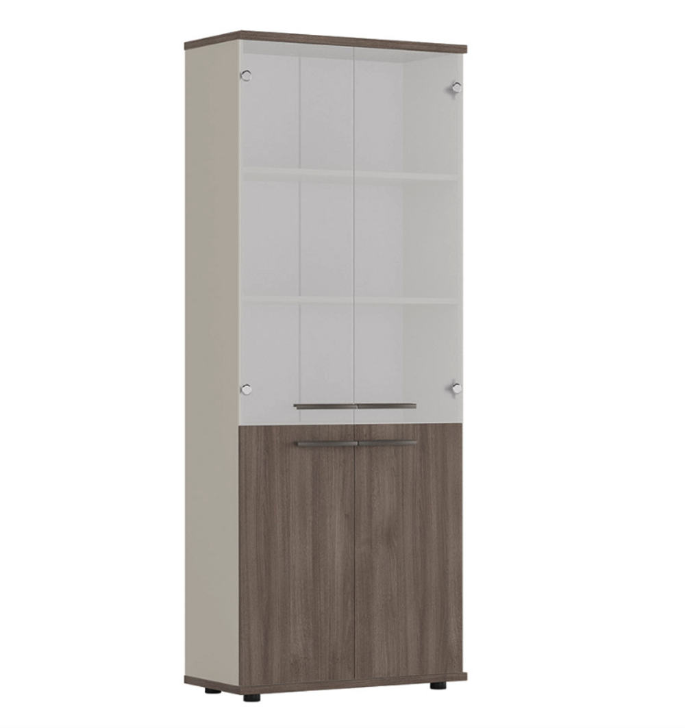 Шкаф для бумаг со стеклом NEW LINE (НЬЮ ЛАЙН)