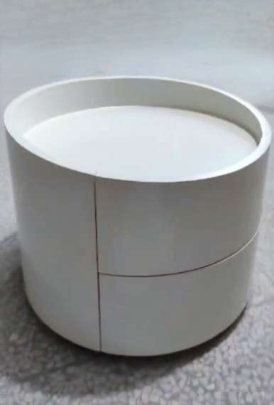 Прикроватная тумбочка Mitchel, 2 ящика, белая