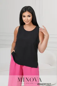 Блуза 2027-черный Minova