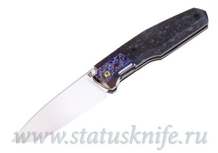 Нож CKF/Philippe Jourget FIF20 2021 (M390, ZircuTi bolster/clip, cool CF, Ti)