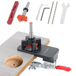 Шаблон для врезки мебельных петель круглый 35 мм/ Кондуктор для установки петель