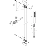 Душевой гарнитур Hansgrohe Pulsify E 24381000 хром