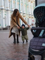 Коляска детская "KIRA STAR" RA055 Ocean Green 2022