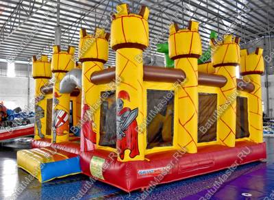 Коммерческий надувной батут "Замок дракона"