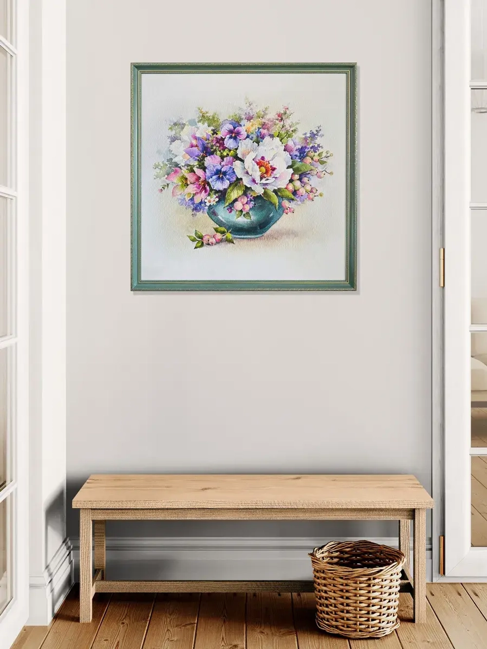 Картина на стену интерьерная на холсте 65*65 см