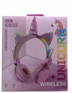 Наушники беспроводные "Единорог" KR-6800