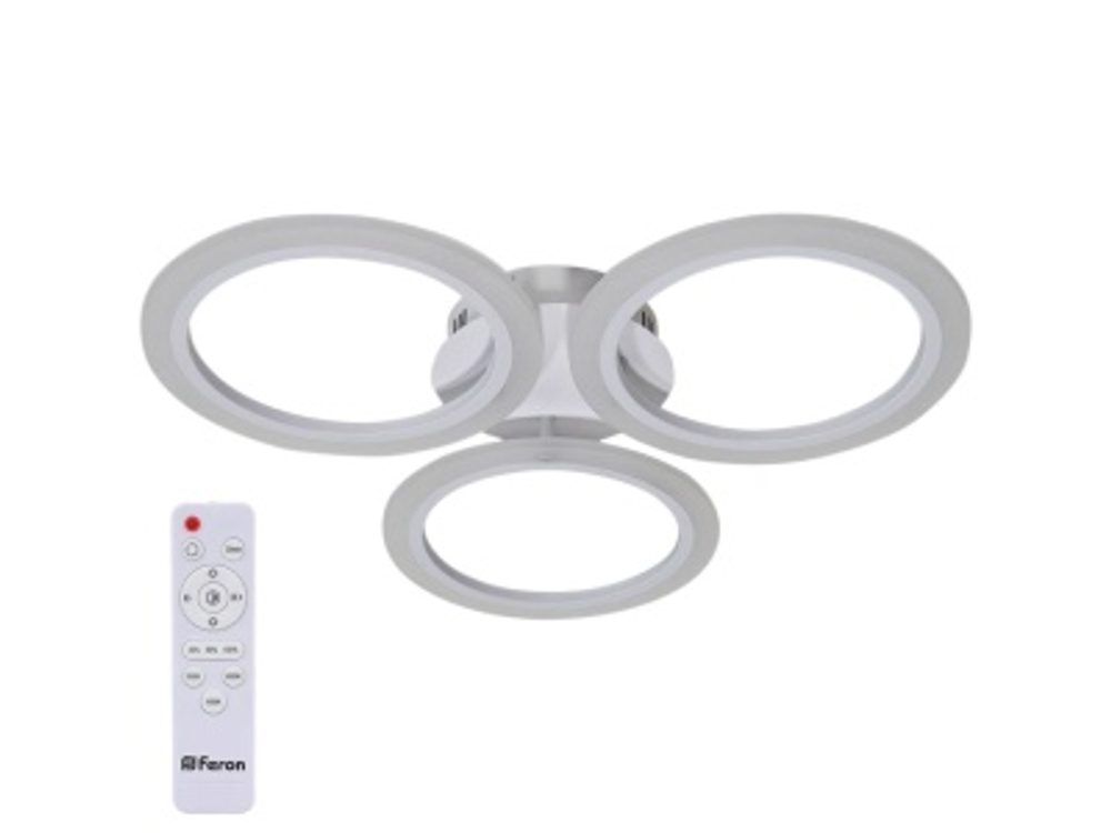 Светильник светодиодный Feron AL5930 Flow с пультом ДУ 72Вт 3000-6500К 4200лм IP20