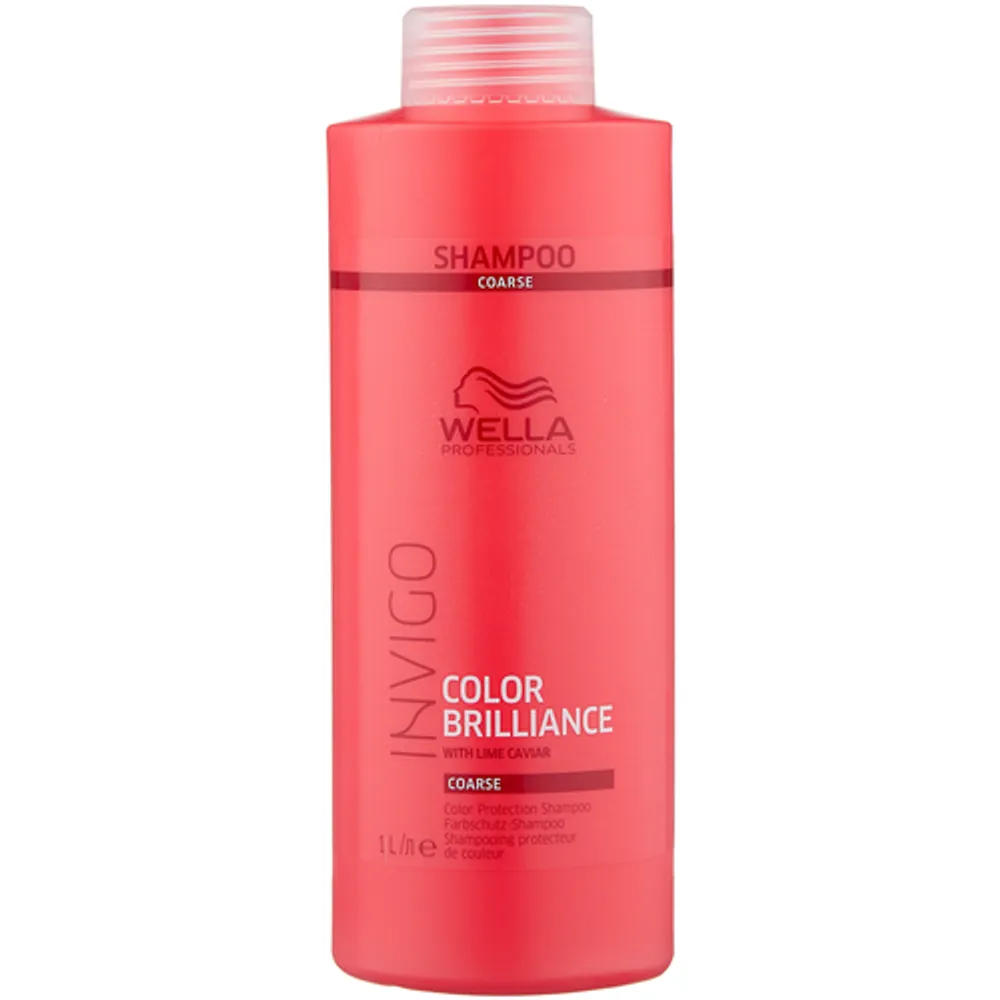 Wella Invigo Color Brilliance Шампунь для защиты цвета окрашенных жестких волос 1000 мл