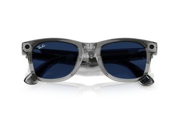 Очки Ray-Ban Wayfarer GEN 2 Shiny Transparent Grey / Transitions Sapphire (M / Size 50) RW4012 6840MF50