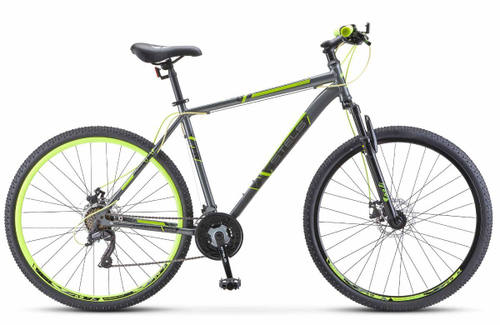 Велосипед 29" Stels Navigator-900 MD р.19" Серый/Жёлтый
