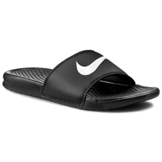 Nike Benassi Swoosh 'Black White'