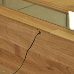 Комод Паво из дуба с подсветкой 140х80х42