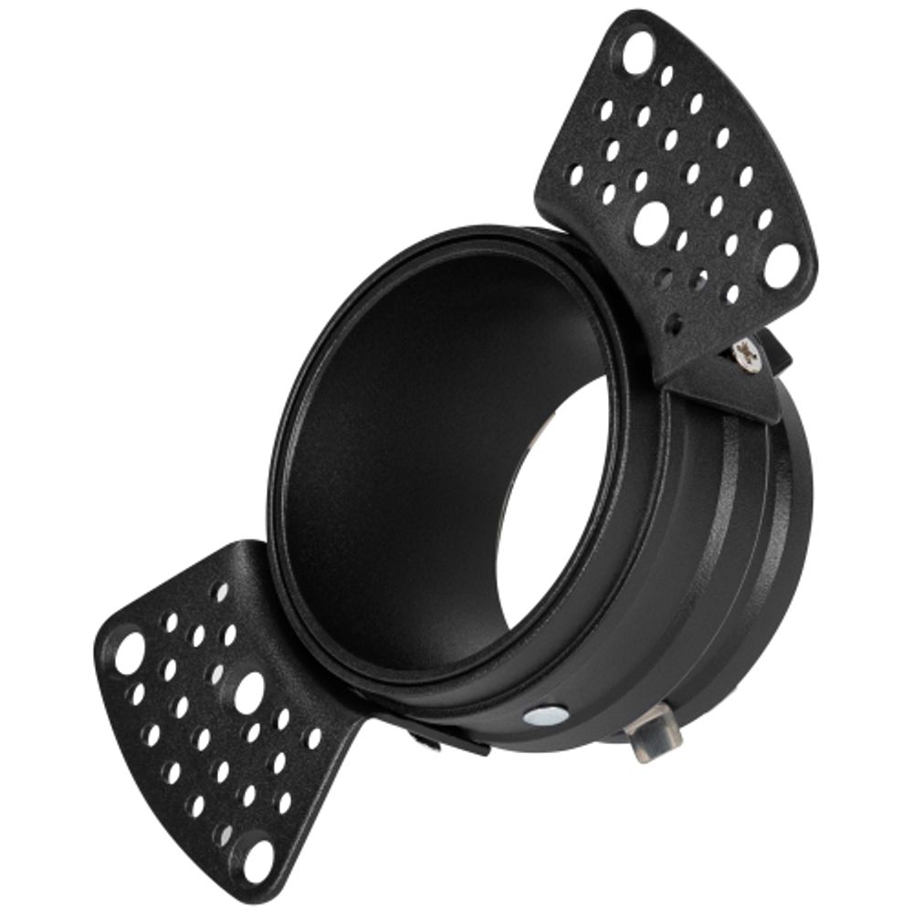 Светильник встраиваемый алюминиевый ЭРА KL99 BK безрамочный под штукатурку под лампу MR16 GU5.3 черный | Алюминиевые встраиваемые светильники