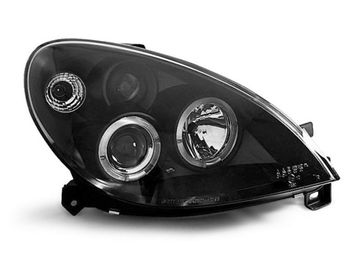 Передние фары ANGEL EYES BLACK для Citroen Xsara
