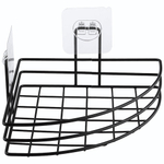 Полка подвесная угловая 17,5*17,5*4см "Black"