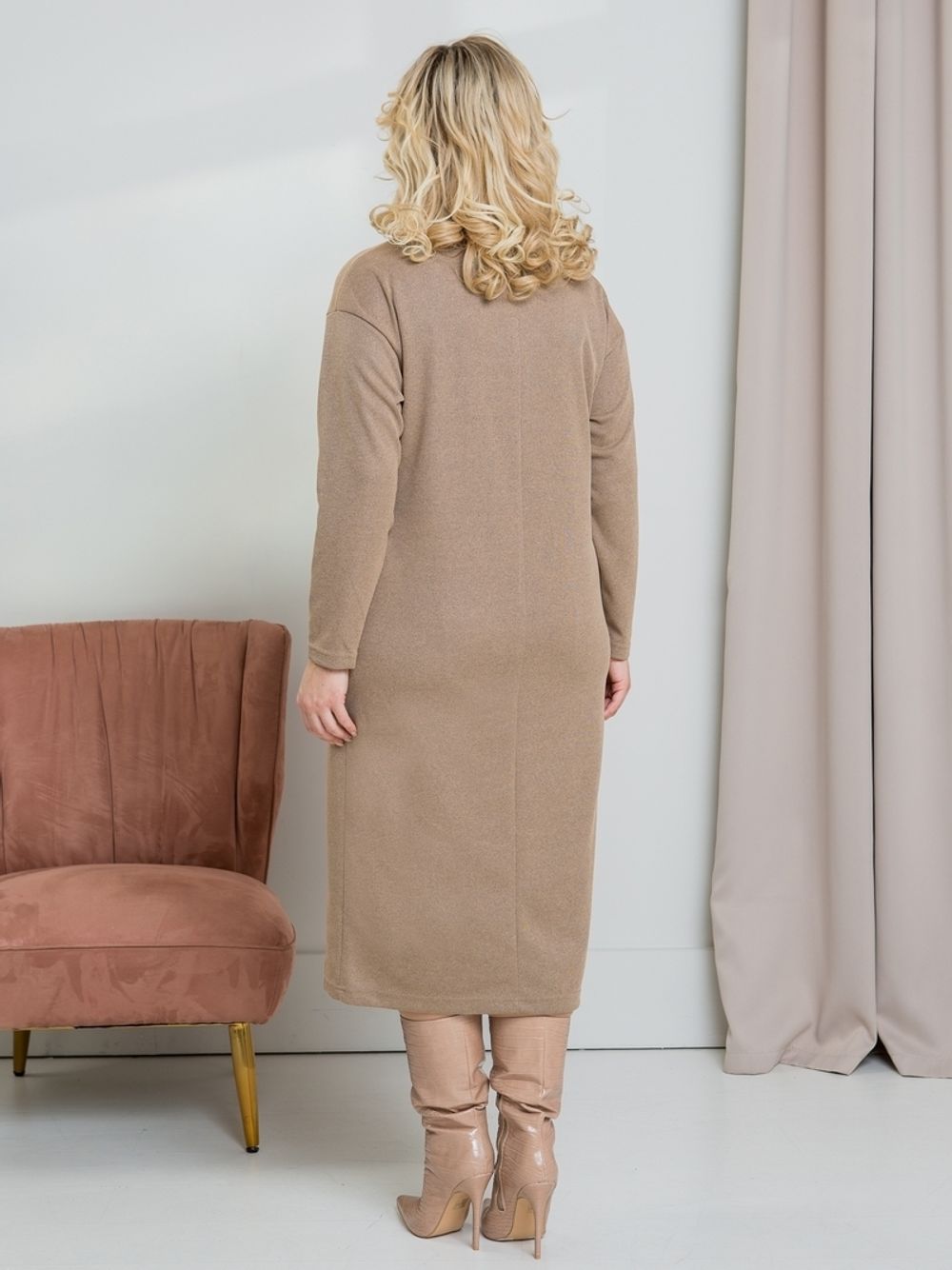 Платье 1290 песочный Novita (Акция)