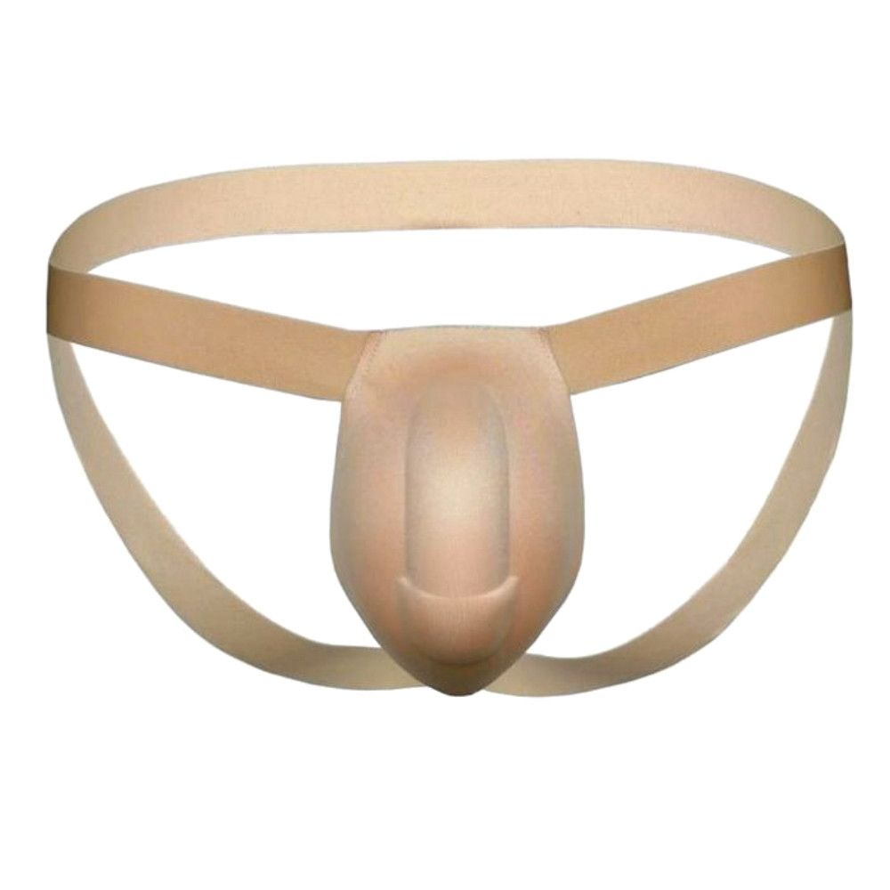 Мужской пуш-ап вкладыш бежевого цвета (Размер: XL) (Цвет: бежевый)