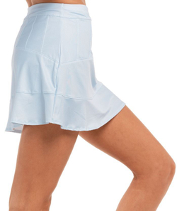 Теннисная юбка Lucky in Love Undercover Love Long Endless Love Skirt - небесный