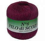 Пряжа Filo Di Scozia №8 50г, 340м, 100%мерсеризованный хлопок (цена за 1 шт)