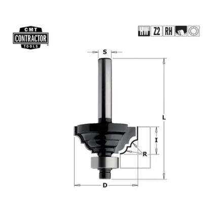 Фреза концевая -contractor фасочная S=8 D=42,8x18,5 CMT K941-430