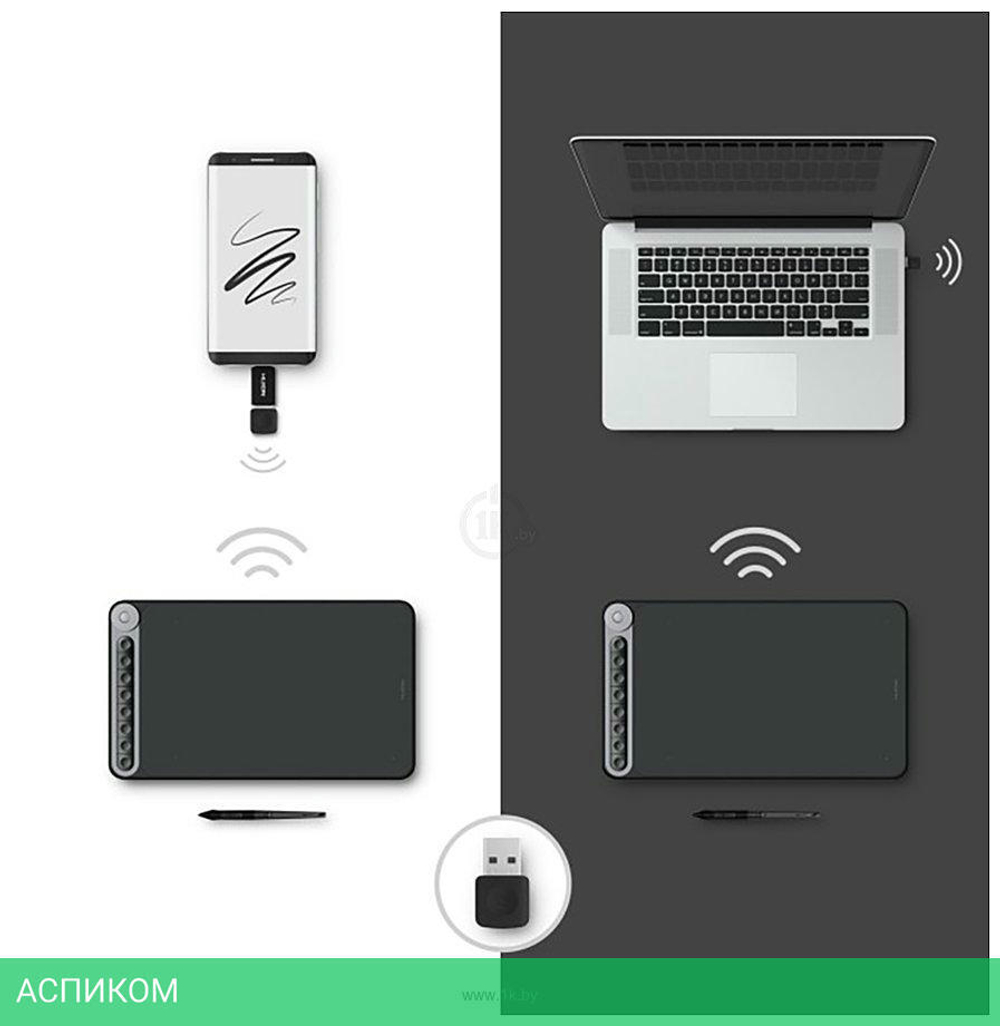 Графический планшет Huion Inspiroy Dial (Q620M)