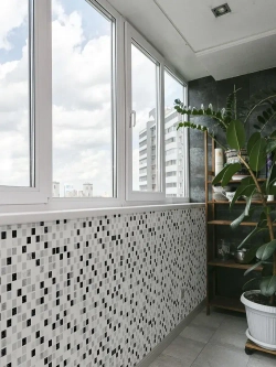 Декоративная стеновая панель ПВХ Мозаика Камчатка 482х482 мм