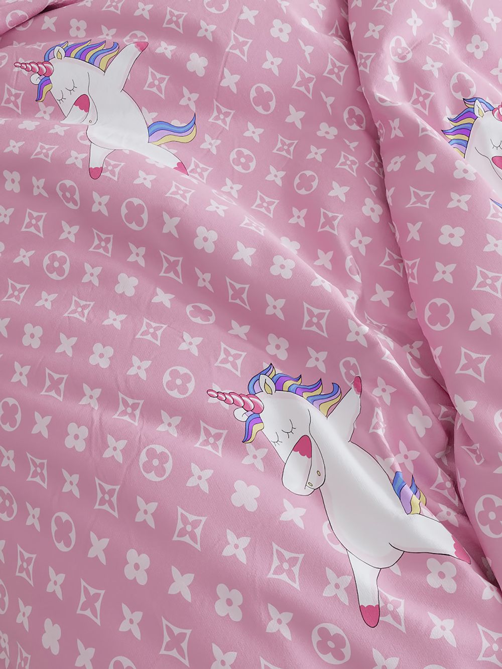 Пододеяльник Сказка "Единорог" 1,5-спальный на молнии 145х215 см, поплин